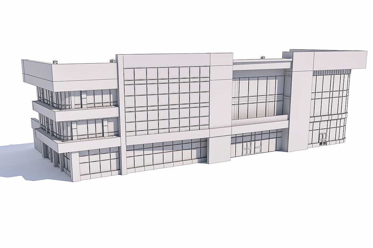 Shopping center, an Architecture 3D Model by profdesign (Photo 9 of 10)