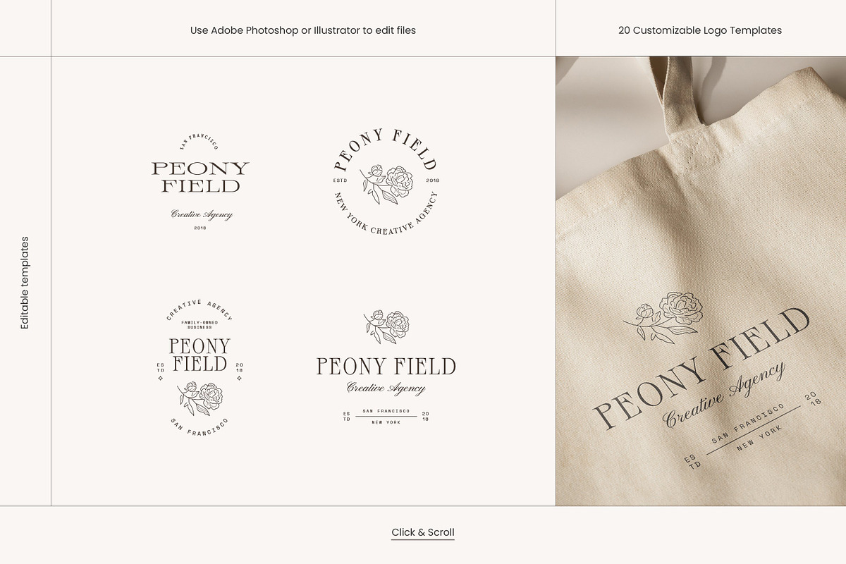 Floral Brand Bundle, a Social Media Template by iStar Design (Photo 12 of 15)