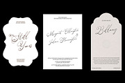 Serenité Gratia - Calligraphy Script, a Script Font by Inviline.co (Thumbnail 7 of 10)