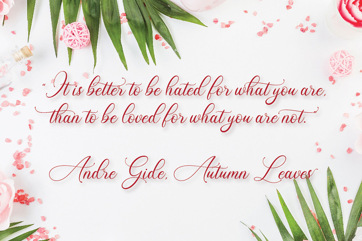 Betterlove Calligraphy, a Script Font by Almeera Std (Photo 3 of 10)