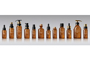 Realistic amber glass cosmetic, an Illustration by Buch&Bee (Thumbnail 3 of 3)