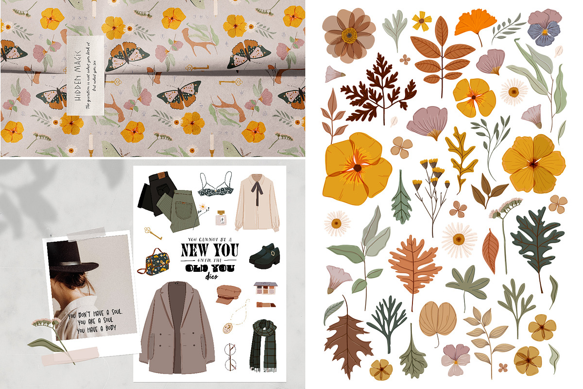 Botany & Halloween mystery BUNDLE, a Decorative Illustration by Ruslana Lubenets (Photo 26 of 47)