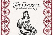 Mermaid Clipart, Ocean Doodles, a Person Illustration by The October Creative (Thumbnail 5 of 6)