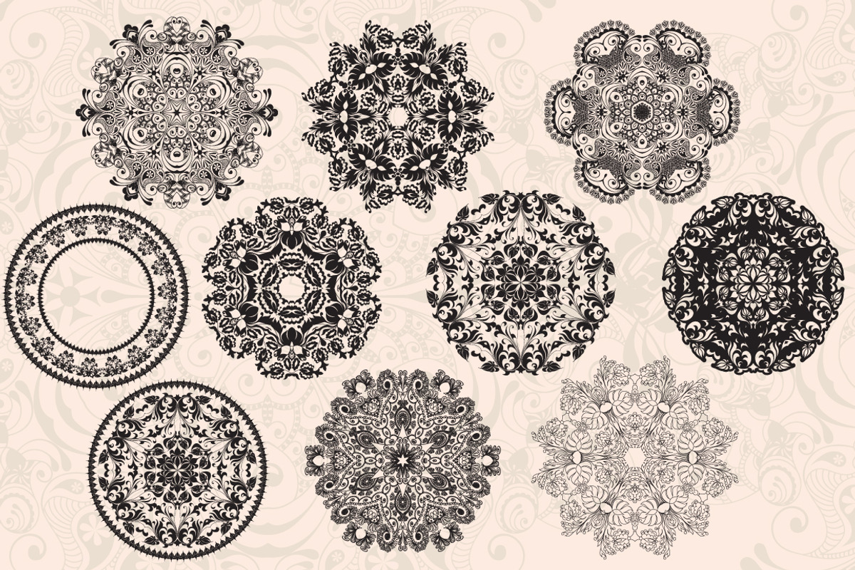 Rownd Lace Cards, a Decorative Illustration by Lidiebug (Photo 6 of 6)