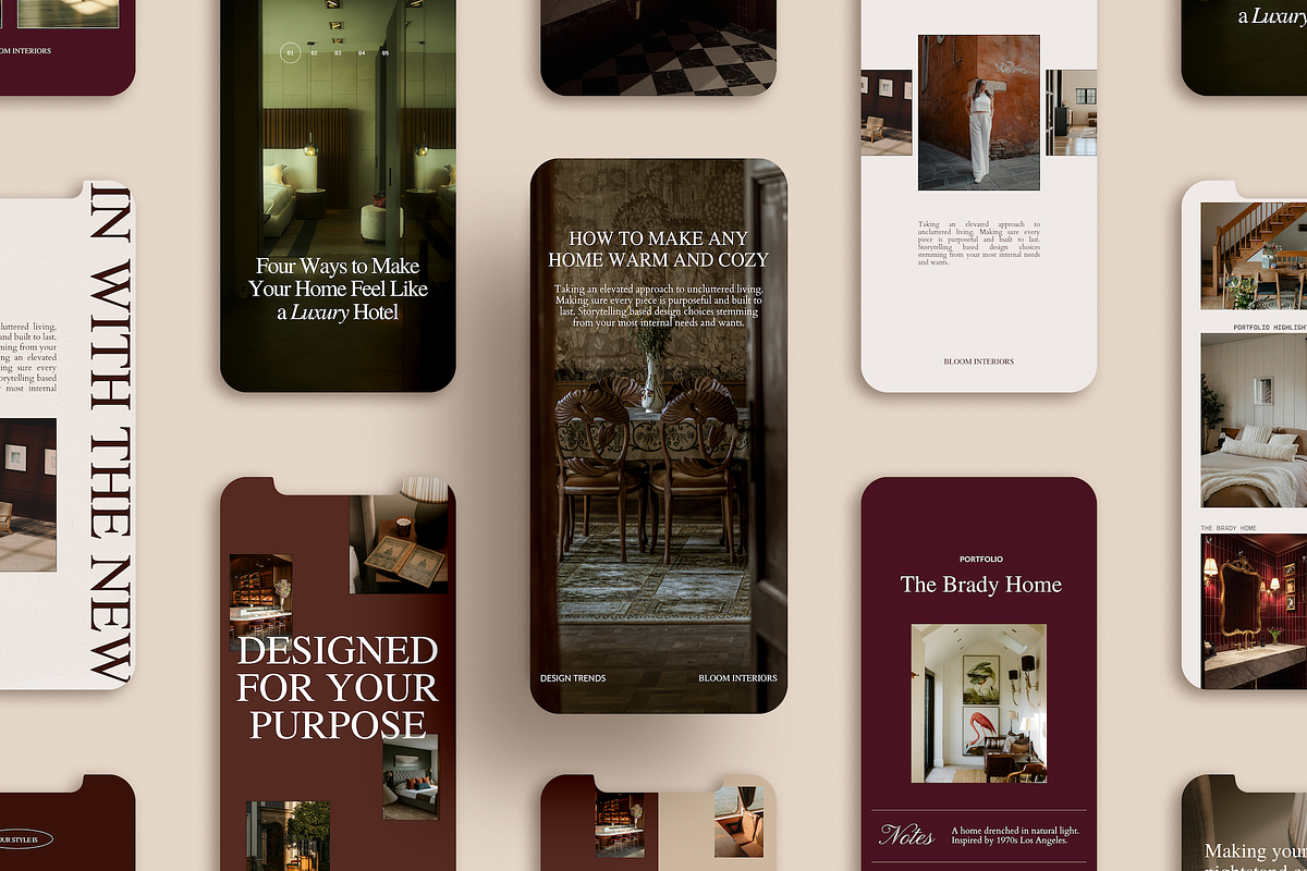 Moody Social Media Templates, a Social Media Template by Brand & Bloom (Photo 12 of 15)