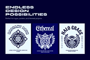 Angel Symbol and Sigils Set, a Solid Icon by Creative Stall (Thumbnail 1 of 9)