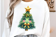Christmas Tree Holiday Tree Clipart, an Illustration by SinaCreation (Thumbnail 4 of 7)