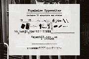 Populaire Typewriter Font & Extras, a Serif Font by Ana's Fonts (Thumbnail 9 of 11)