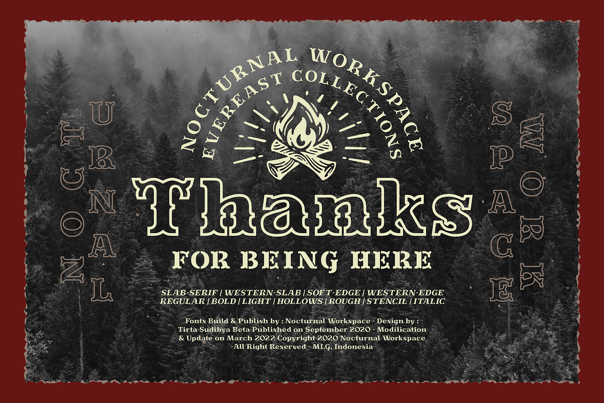 Evereast Font Family, a Slab Serif Font by Nocturnal Workspace (Photo 14 of 14)