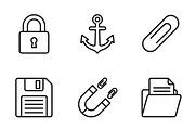 430 Subscription Business Icon Set, an Outline Icon by adenpinkstore (Thumbnail 11 of 12)