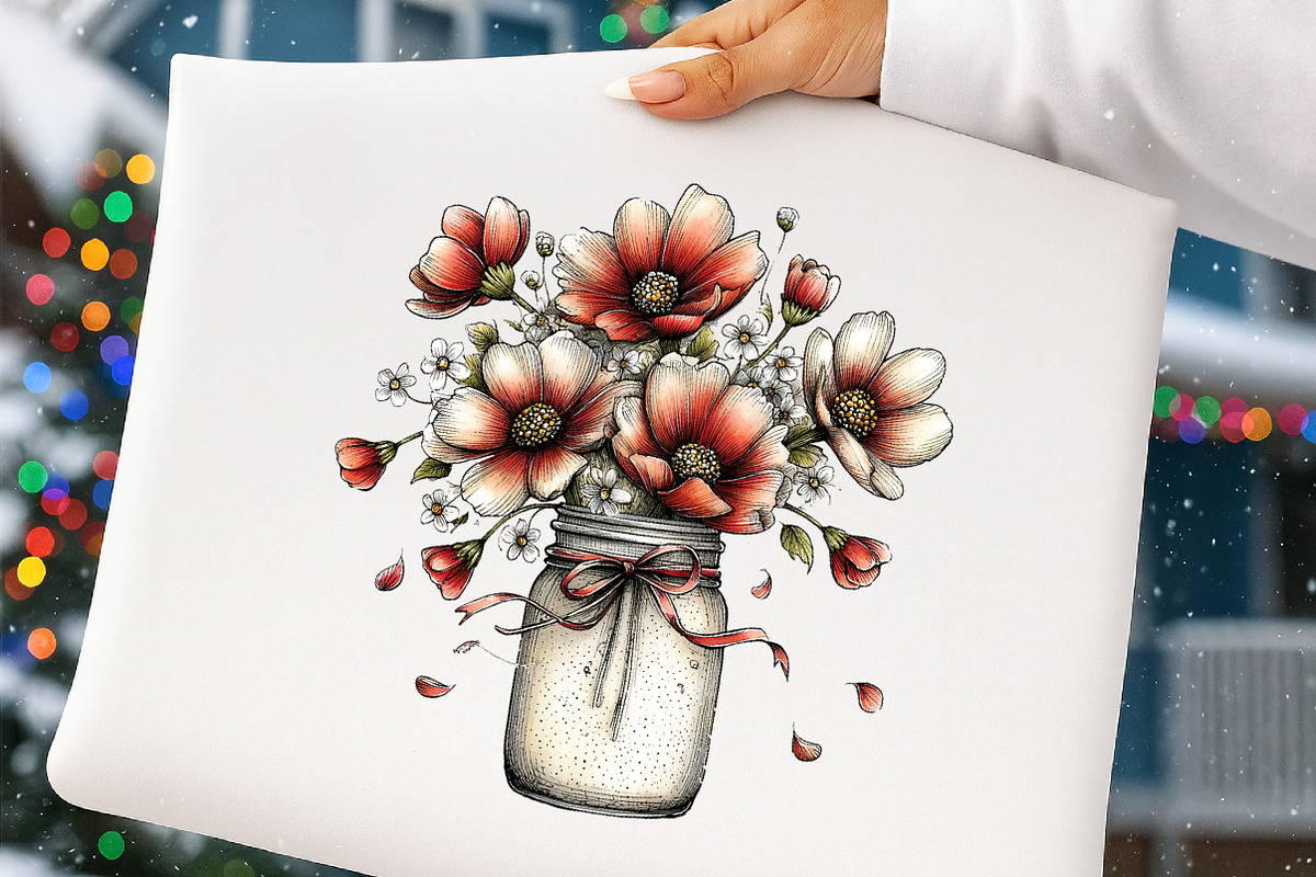 Whimsical Flowers Spring Clipart, an Illustration by Digital Artistic99 (Photo 5 of 11)