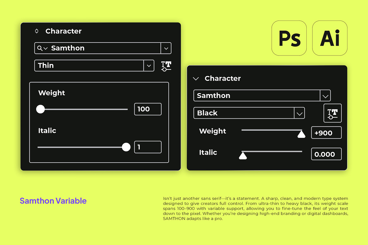Samthon, a Font by din-studio.com (Photo 13 of 16)