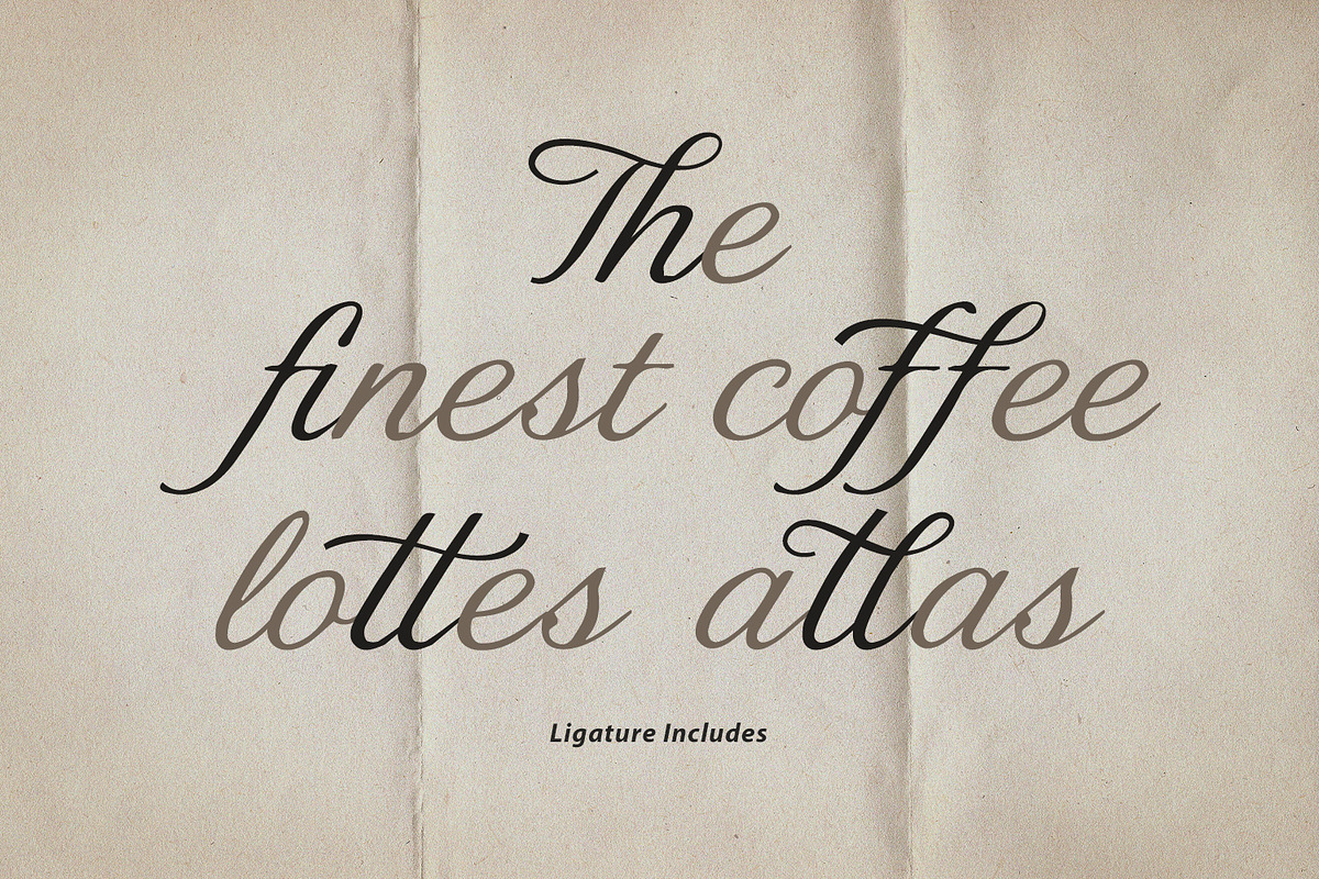 De Lesa Paquetts Classic Script Font, a Script Font by Maulana Creative (Photo 6 of 7)