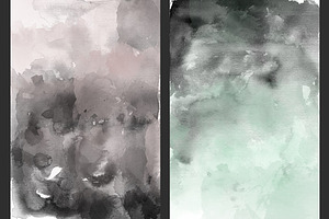 Pastel Ombre Watercolor Backgrounds