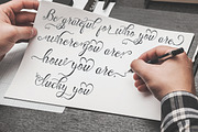 Badger, a Script Font by NaldyStudio (Thumbnail 3 of 7)