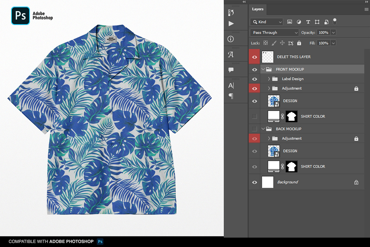 Beach Shirt Mockup PSD, a Shirt Mockup by Irhasalfahad (Photo 3 of 5)