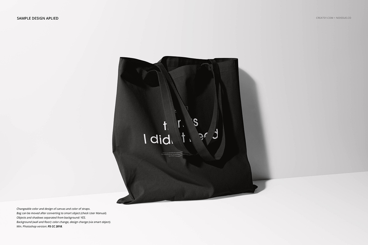 Noissue Tote Bag Mockup Bundle, a Packaging Mockup by creatsy5 (Photo 24 of 67)