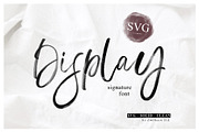 SALE! Display Signature Font - SVG, a Script Font by Emtheen Std.