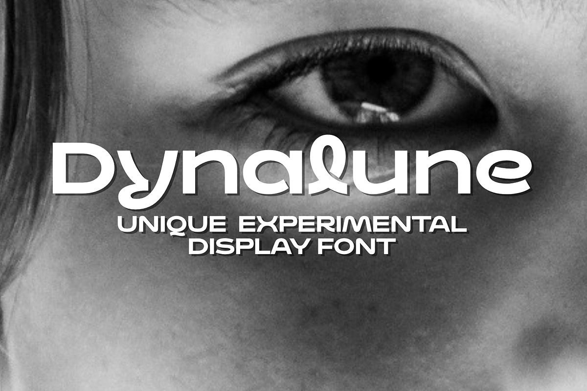 Dynalune, a Sans Serif Font by Muhammad Hastian (Photo 1 of 8)