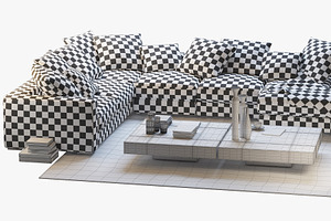 Cenova 3 Corner Sofa 3d 3d Model