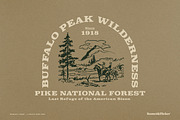 Quinault Lodge - A Rustic Serif Font, a Serif Font by Komet & Flicker (Thumbnail 12 of 15)