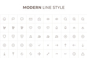 CLARO - 100 Modern Line Icons, an Outline Icon by Better Be a Designer (Thumbnail 3 of 5)