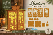 Christmas Scene Lantern Laser Cut, a Decorative Illustration by OTVEY DESIGN (Thumbnail 7 of 13)