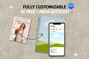 Bookstagram Templates Branding Canva, a Marketing Template by GraphiCarola (Thumbnail 3 of 11)