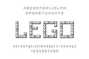 Lego Font, a Symbol Font by Volyk (Thumbnail 1 of 2)