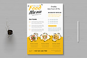 Food Flyer Template, a Flyer Template by MightyDesign (Thumbnail 1 of 8)