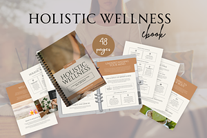 HOLISTIC WELLNESS EBOOK TEMPLATE, a Marketing Template by Daring Digies