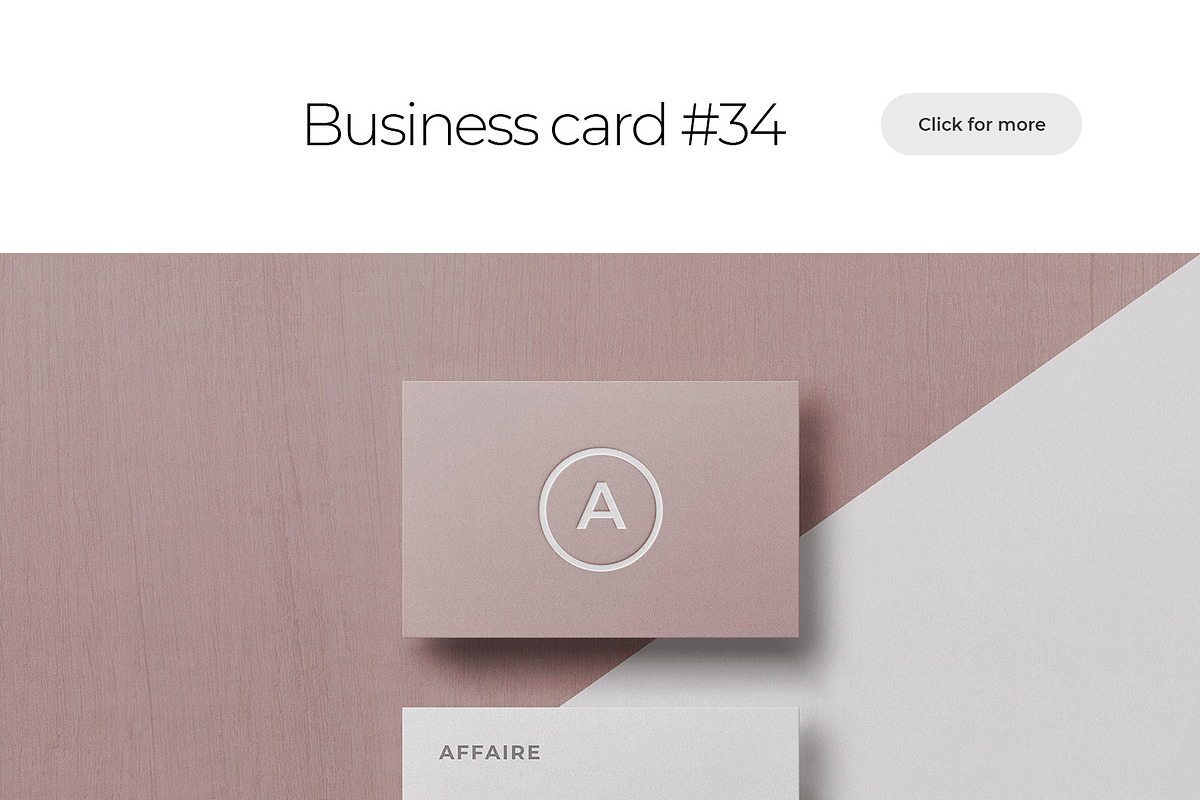 Business Card Mockup Template Bundle, a Business Card Template by PrintPixel (Photo 71 of 104)