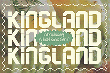 Kingland - Bold Sans Serif