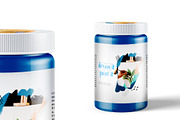 PAINT MOCKUP (TRANSPARENT BOTTLE), a Product Mockup by Moonlight Creative (Thumbnail 7 of 8)