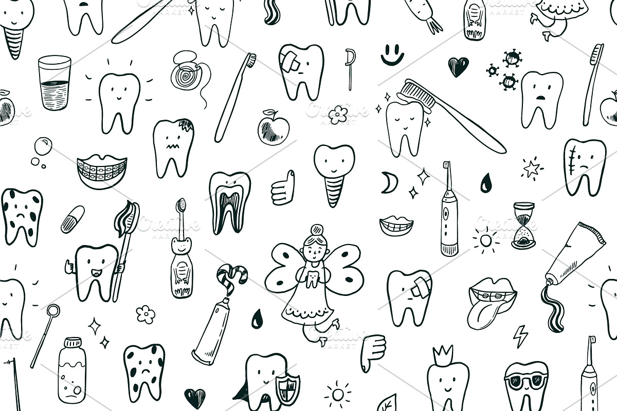 Tooth Care, a Healthcare Illustration by GooseFrol (Photo 6 of 7)