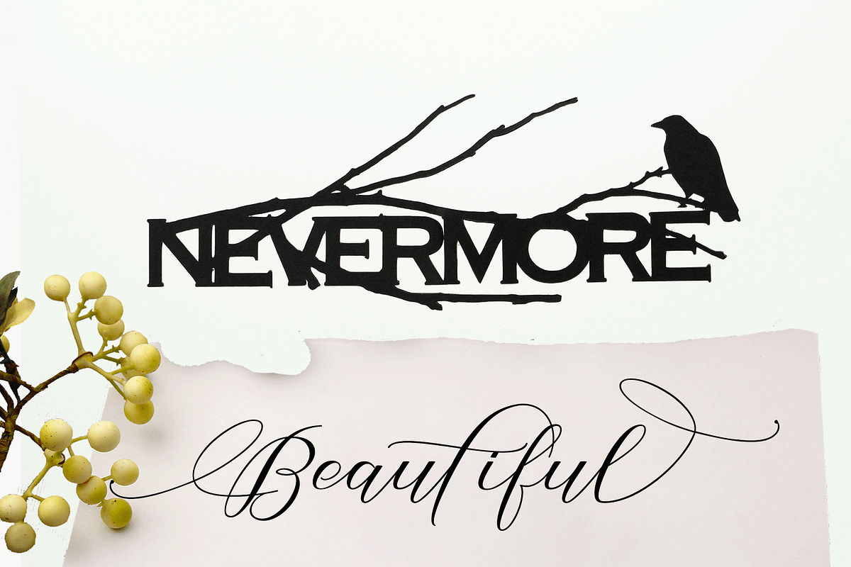 Sinthiya Bella, a Script Font by Deniz86 (Photo 6 of 11)