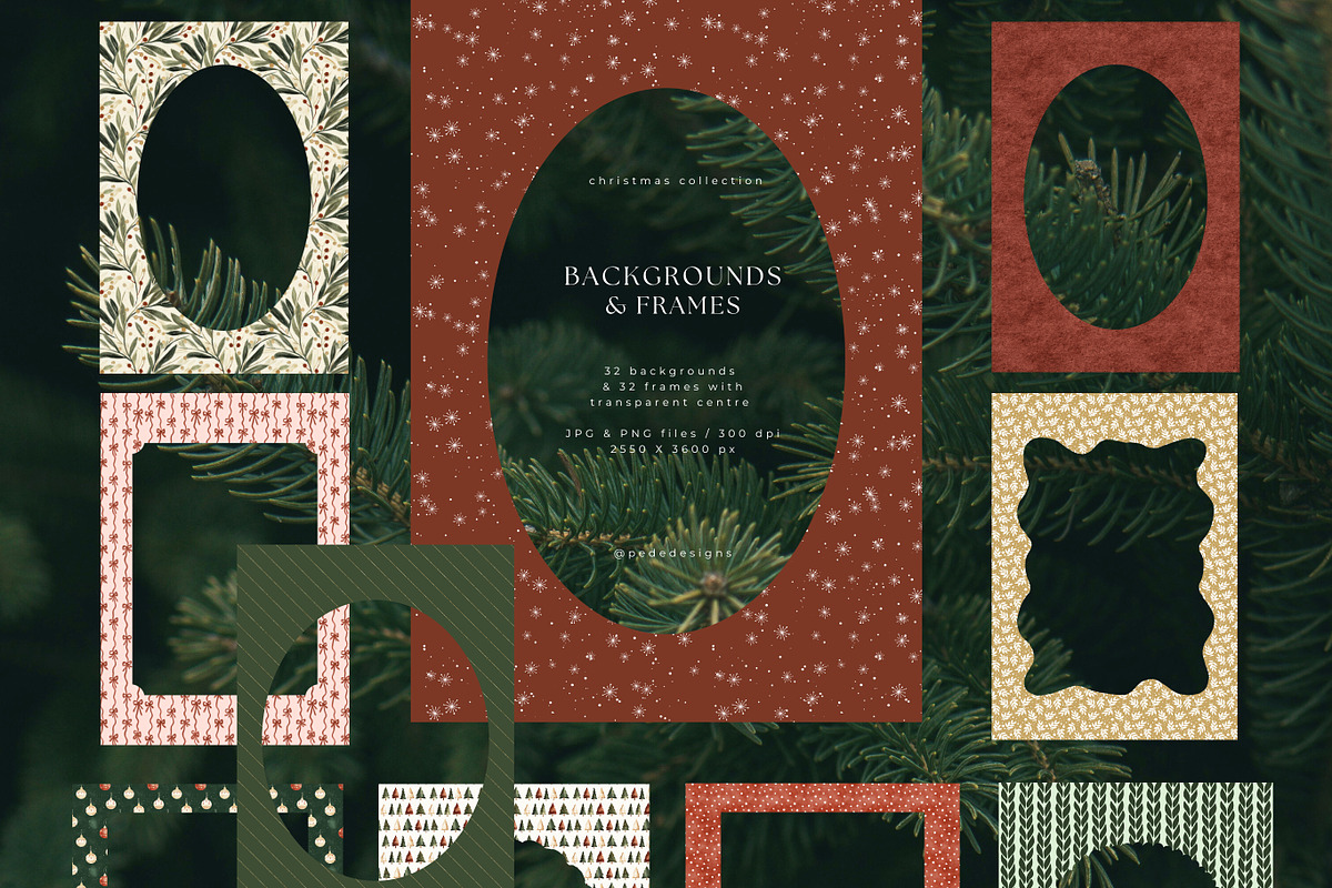 Festive Design Kit, a Seasonal Illustration by PeDe Designs (Photo 8 of 17)