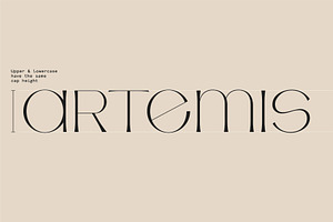 Artemis Semi-serif Unique Typeface