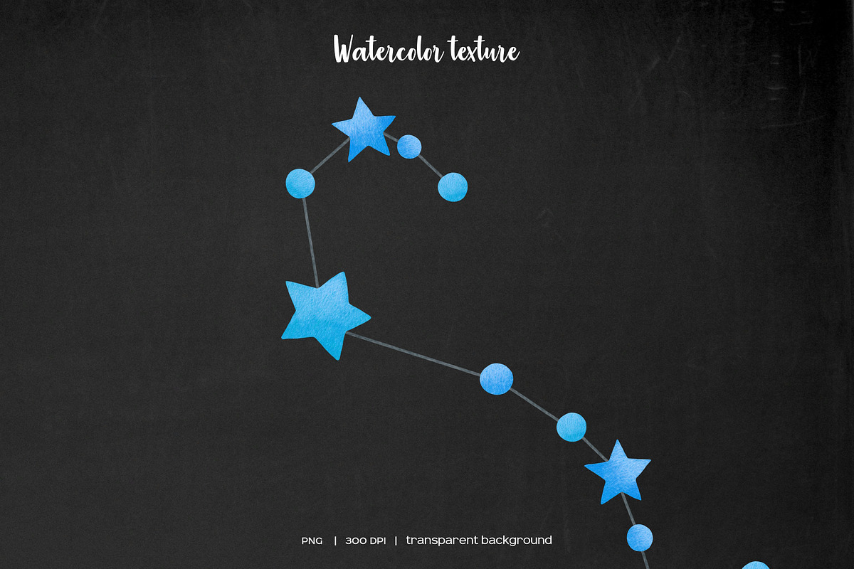 Blue star Zodiac constellation, an Object Illustration by Art and Funny (Photo 4 of 4)