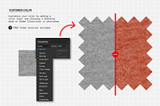 5 Pack Heathers Texture Pattern, a Pattern Graphic by Swatch Supply (Thumbnail 3 of 9)