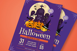 Halloween Trick or Treat Flyer