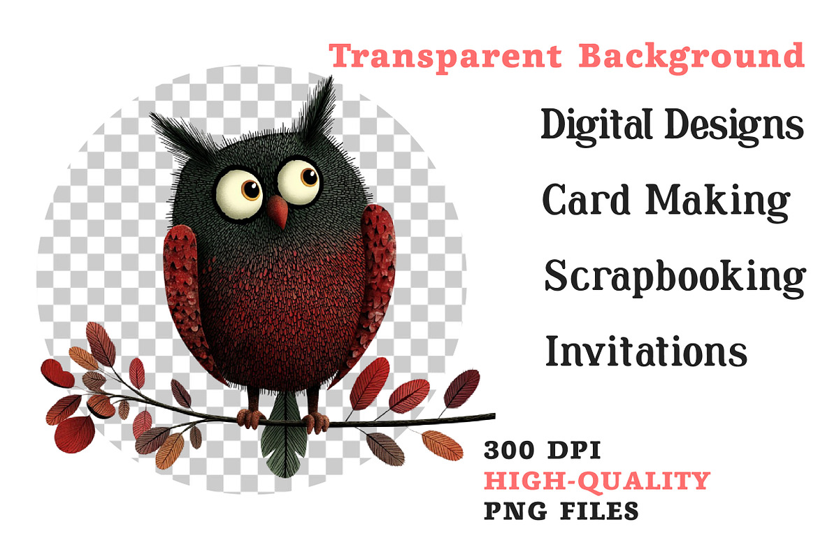 Whimsical valentine Owl Clipart, an Illustration by Dream Creation (Photo 8 of 8)