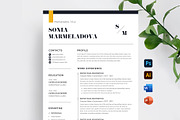 Resume/CV, a Resume Template by Aspect_Studio (Thumbnail 1 of 5)
