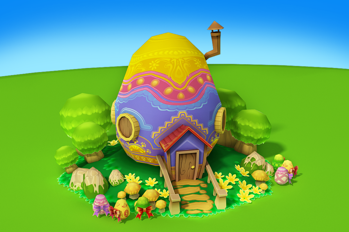Cartoon Easter Village, an Environmental 3D Model by Souchenki (Photo 23 of 31)