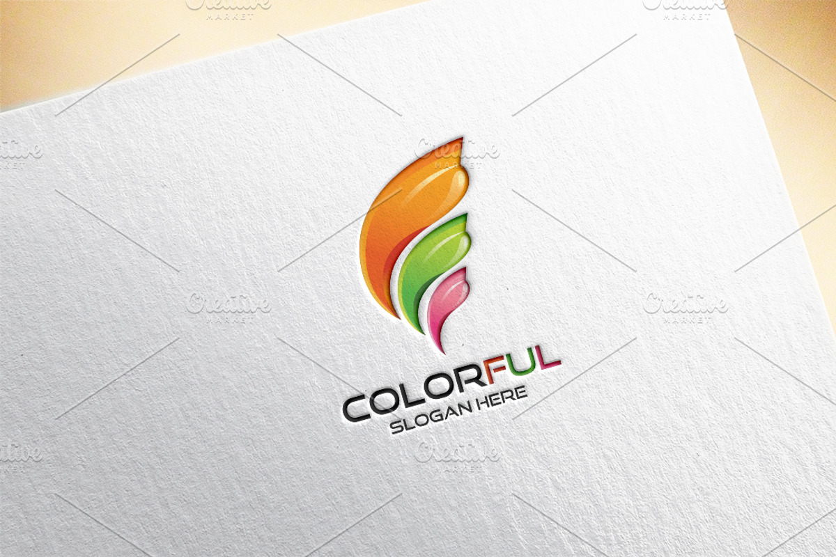 Colorful Logo Template, a Branding & Logo Template by dien96