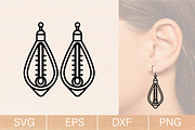 Nurse Earrings Laser Cut SVG Bundle, an Object Graphic by jannatulpakhi (Thumbnail 4 of 4)