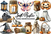 Soft Rustic Halloween Clipart, an Illustration by Daily.Designs (Thumbnail 1 of 5)