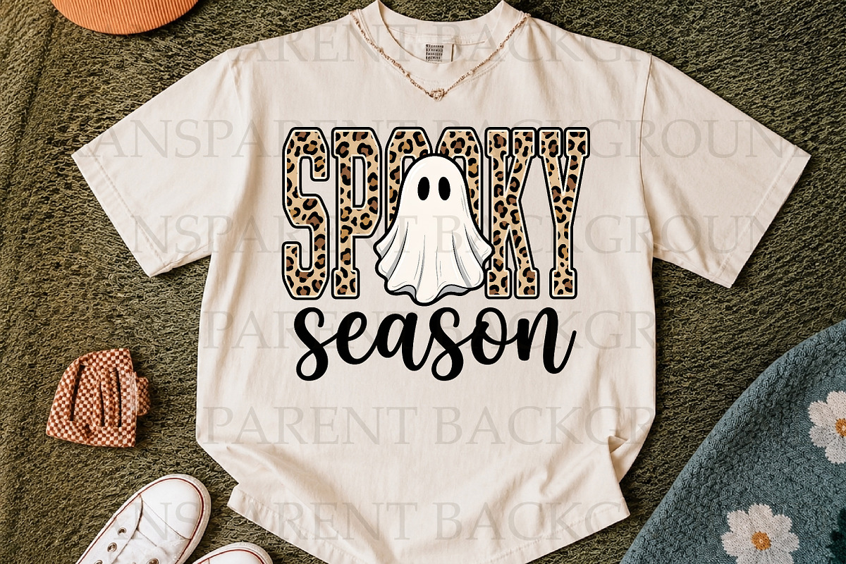 Spooky Season Ghost Fall Halloween, a Seasonal Illustration by Libby Wishes (Photo 2 of 3)