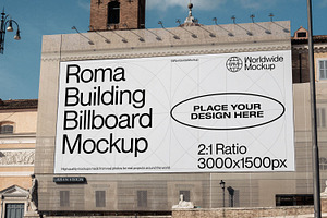 Rome Billboard Mockup