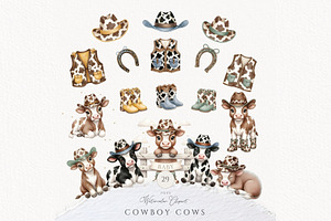 Cowboy Hareford Cow Western Baby
